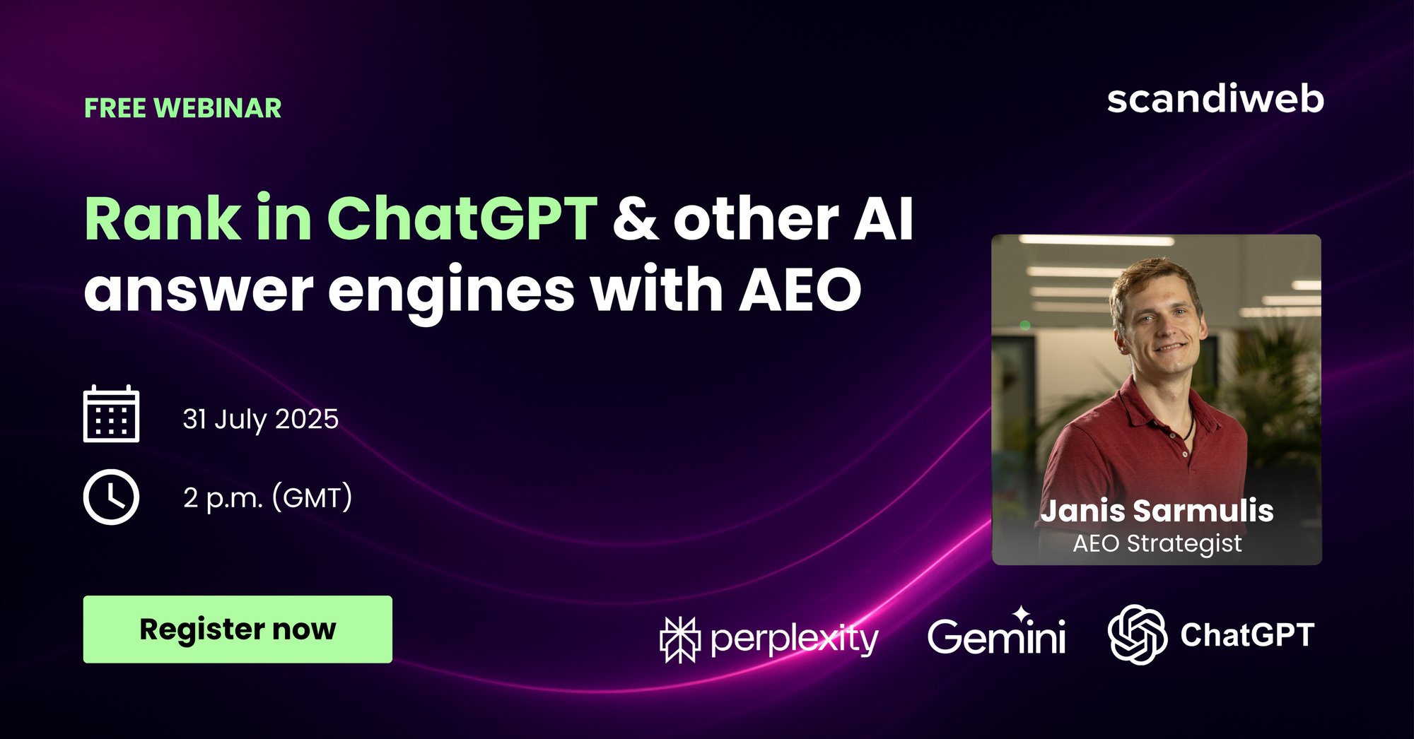 Register for AEO webinar now